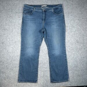 Levi's 315 Denim Shaping Bootcut Jeans Women 20W (39x28) Blue Mid Rise Stretch